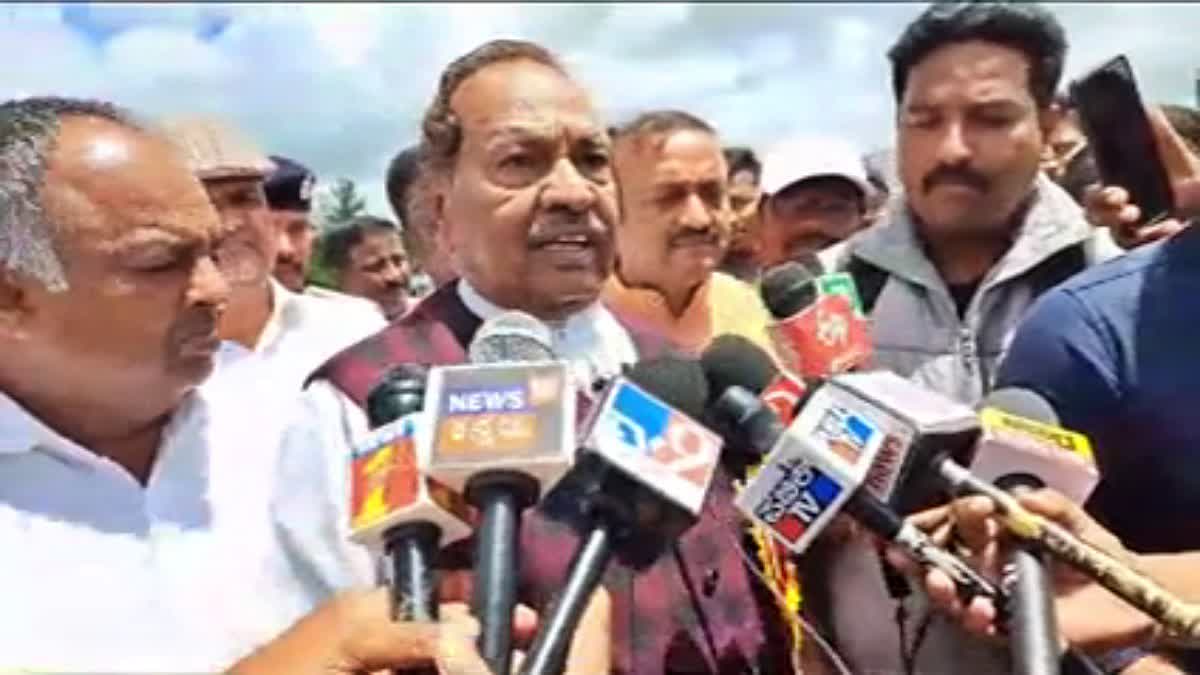 former minister ks eshwarappa talks in haveri