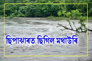 Embankment collapses at Sipajhar