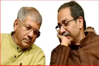 Uddhav Thackeray and Prakash Ambedkar