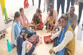 lanterns Protest in burhanpur