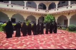A group of Muslim female students belonging to a Degree College in Uttar Pradesh's Mau was dancing to the tune of songs eulogising Islamic religion on the occasion of Independence Day — has kicked up a controversy.