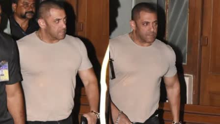 Salman Khan spotted at dubbing studio at Bandra in Mumbai today, fans go crazy