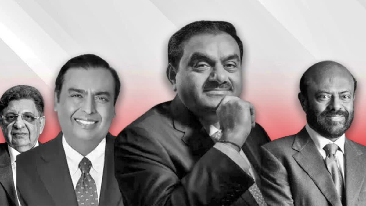 As China sees a continuous decline in its number of billionaires, India now has a record 334 billionaires -- up 75 compared to last year -- led by Gautam Adani and Family at the very top, the ‘2024 Hurun India Rich List’ said on Thursday.   With a wealth of Rs 11.6 lakh crore, Gautam Adani and Family, who saw their wealth grow by a massive 95 per cent, clinched the number one spot in the coveted Huron list.