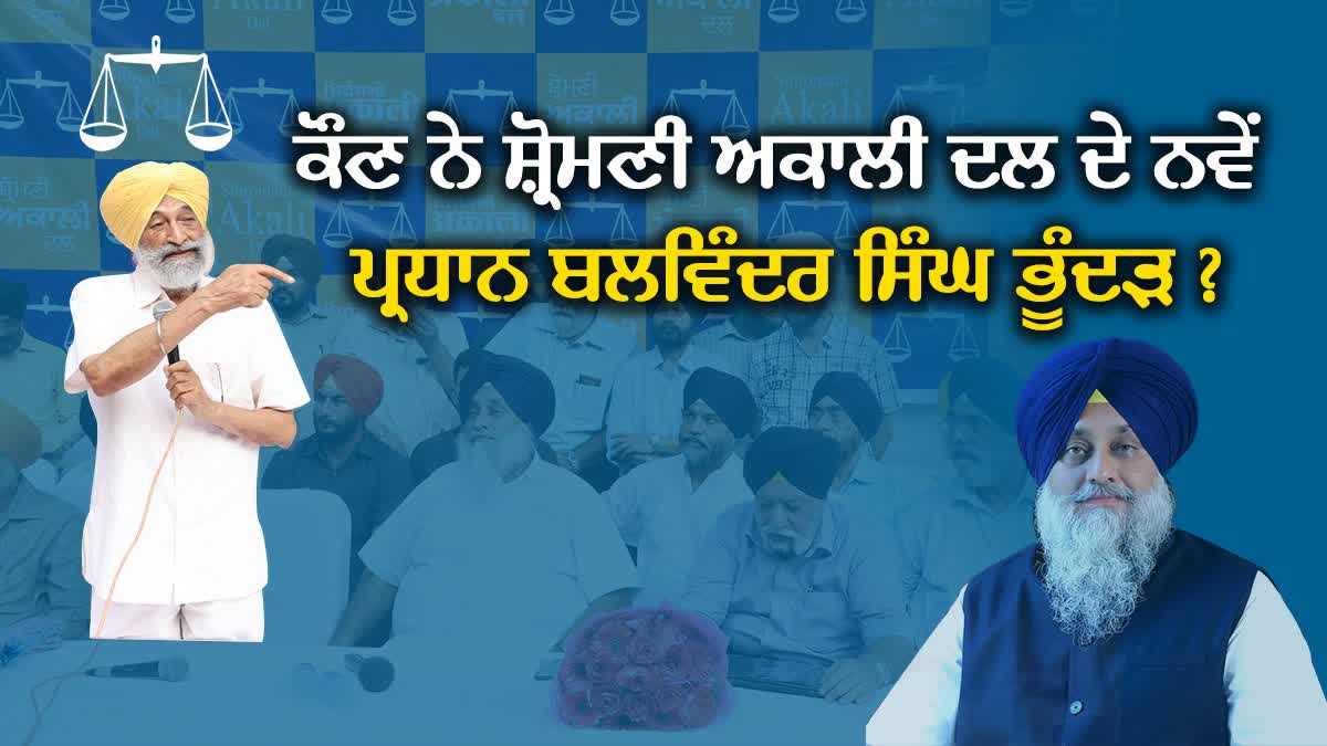 akali dal has appointed senior leader balwinder singh bhundar as the working president party