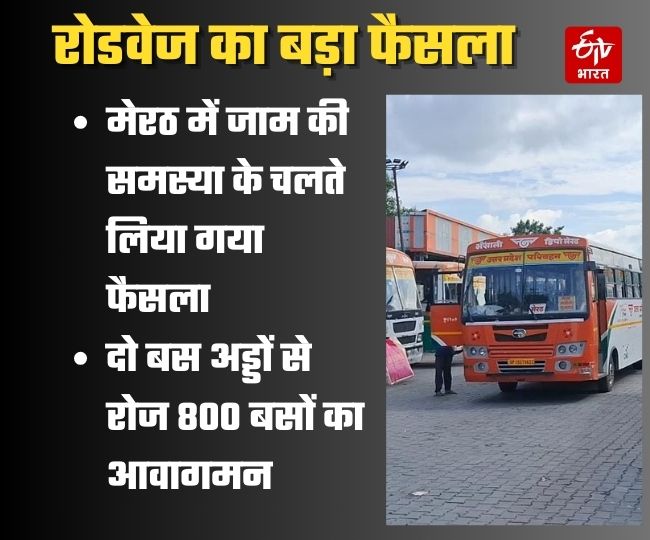 up roadways two upsrtc bus stations change in meerut enquiry booking time table change uttar pradesh news