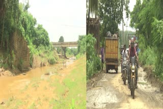 Damaged Bridge in Jangareddygudem