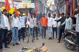 ABVP का प्रदर्शन