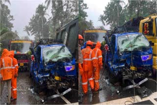 കൂടത്തായി പിക്കപ്പ് വാന്‍ അപകടം  PICK UP VAN LORRY ACCIDENT  KOODATHAYI ACCIDENT  കൂടത്തായി വാഹനാപകടം