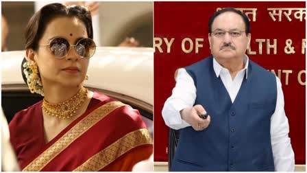 Kangana Ranaut met JP Nadda