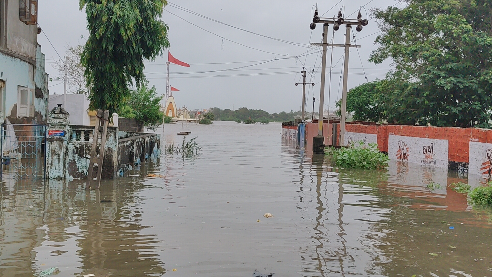 પોરબંદર શહેર પાણી પાણી