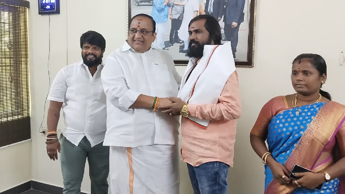 Nedunkundram Surya joins BJP