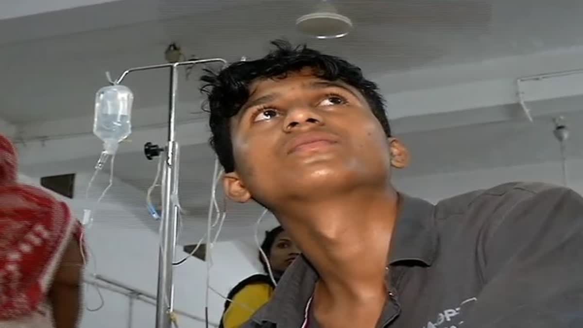 Minor sick after unknown insect bite in puri