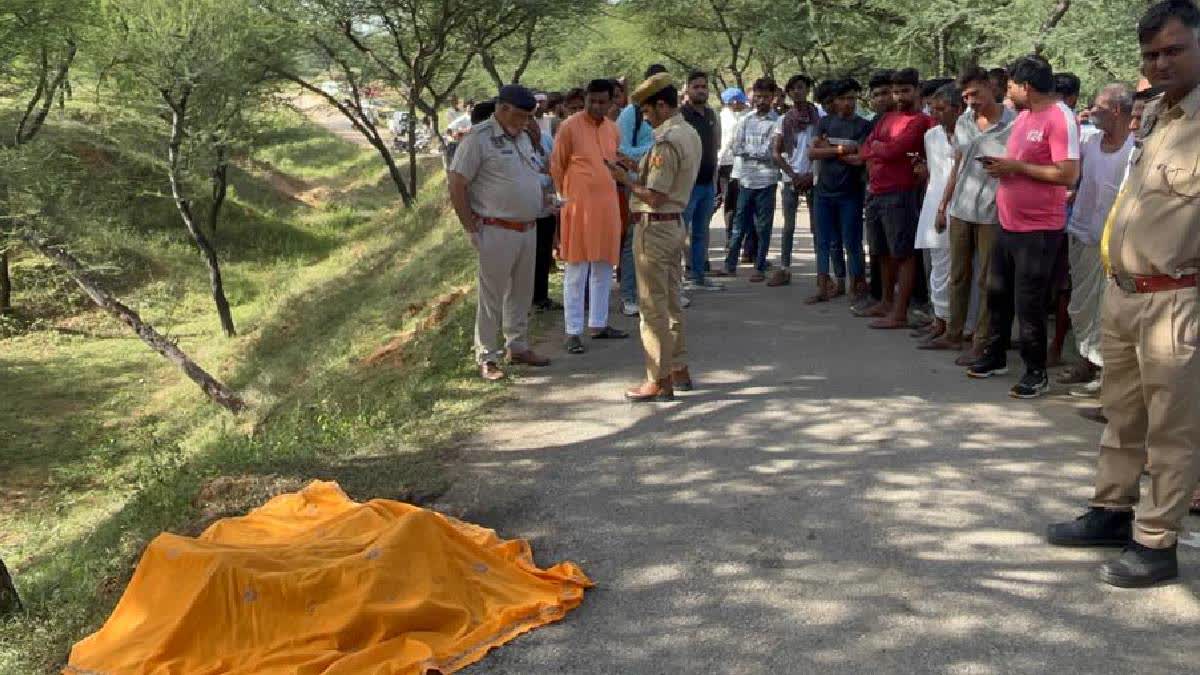 Unidentified woman's charred body found on roadside in Rajasthan's Bassi