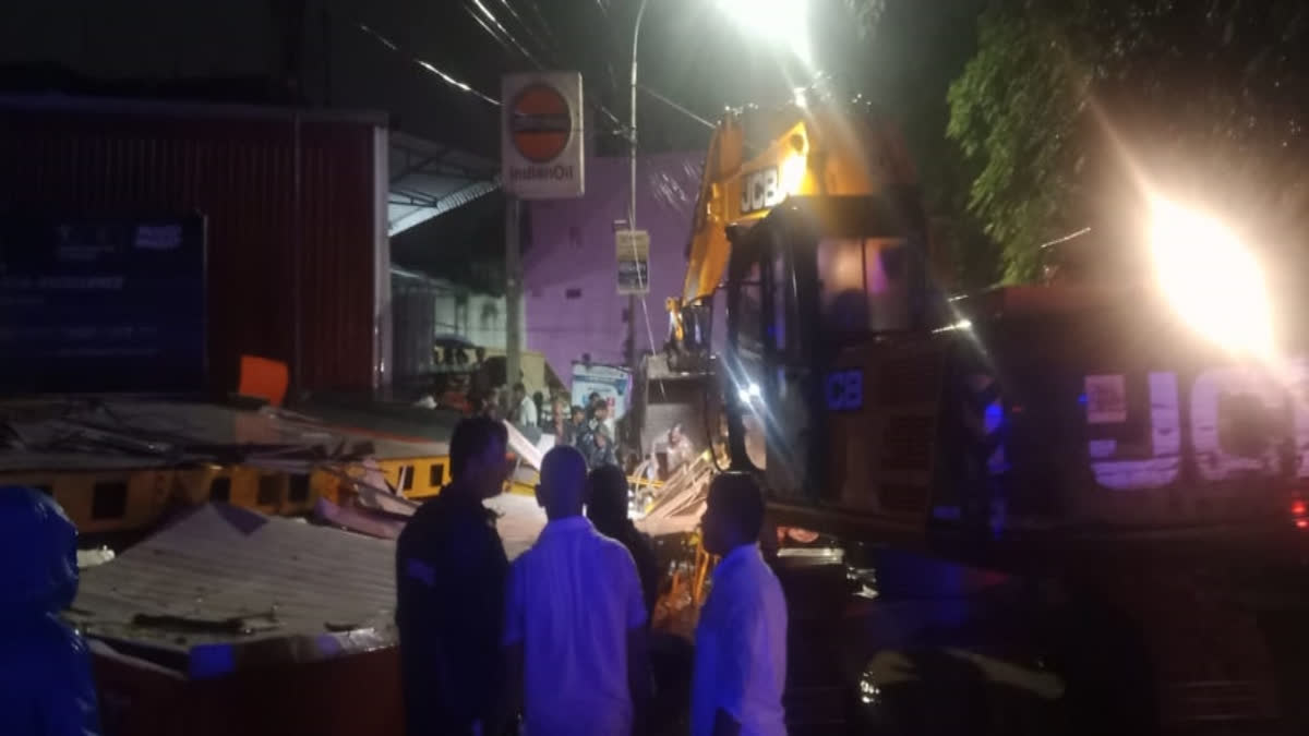 On dead, six injured as roof of petrol pump collapses in Tamil Nadu