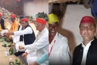 The Samajwadi chief was on Madhya Pradesh state visit ahead of the crucial assembly elections. The party supremo took this moment to have his lunch in a tribal family's house.