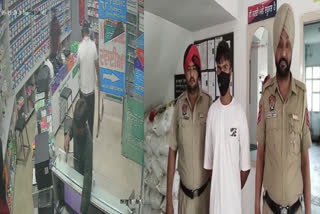 An accused who robbed a medical store at gun point in Amritsar was arrested