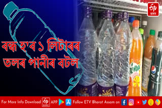 Water bottles under 1 litre banned from October 2