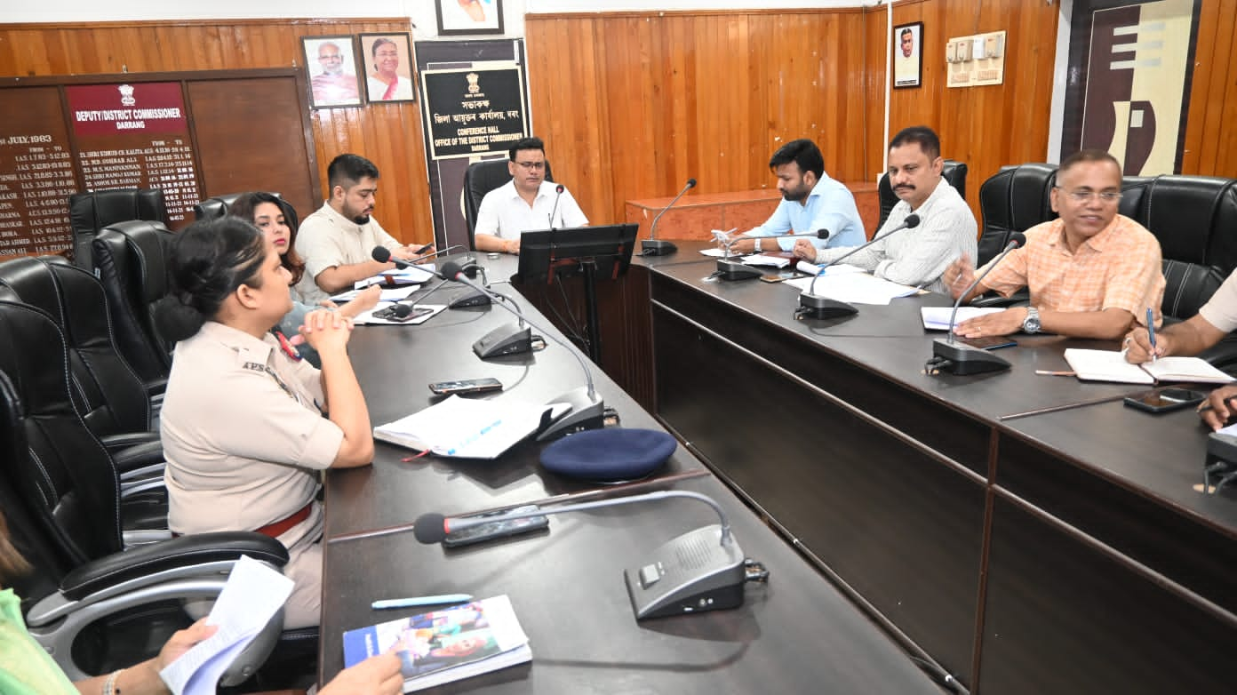 Road Safety Meeting held at commissioner office of Darrang