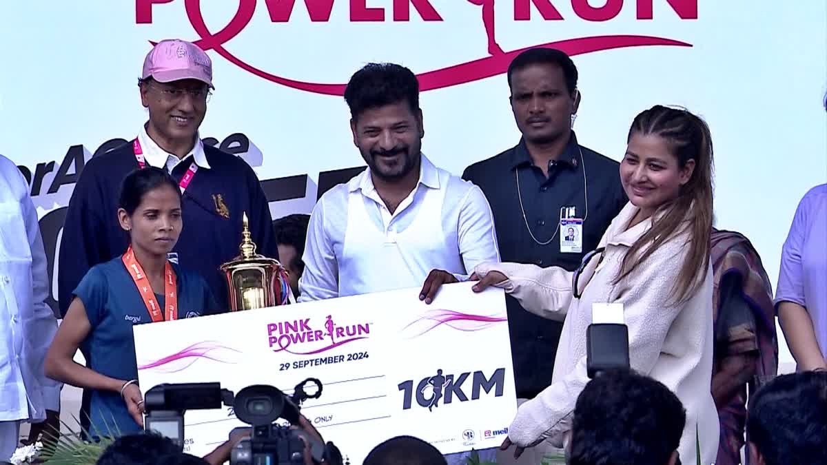 PINK POWER RUN IN HYDERABAD