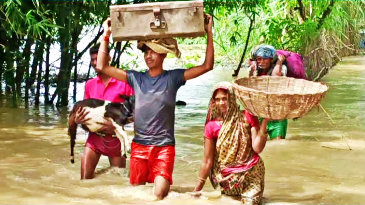 Flood in Saharsa