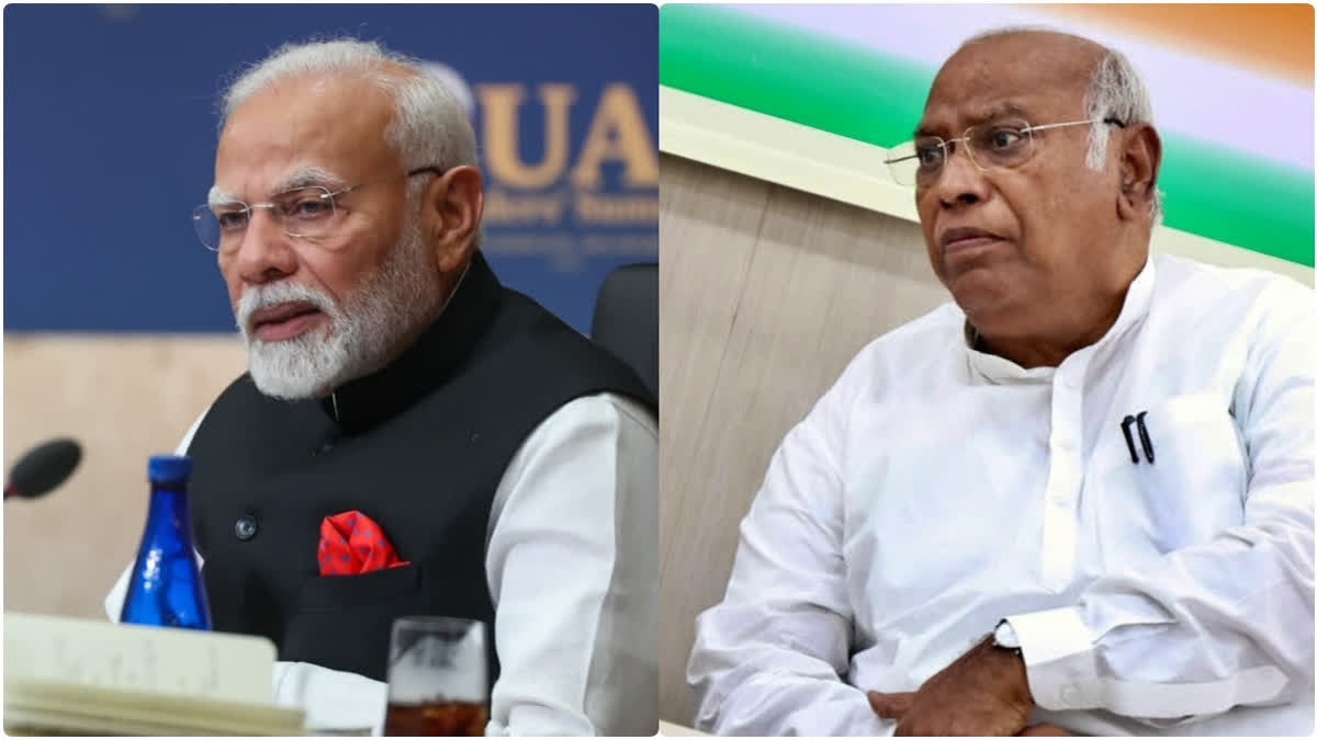 PM Modi calls Cong Prez Kharge to inquire about his health