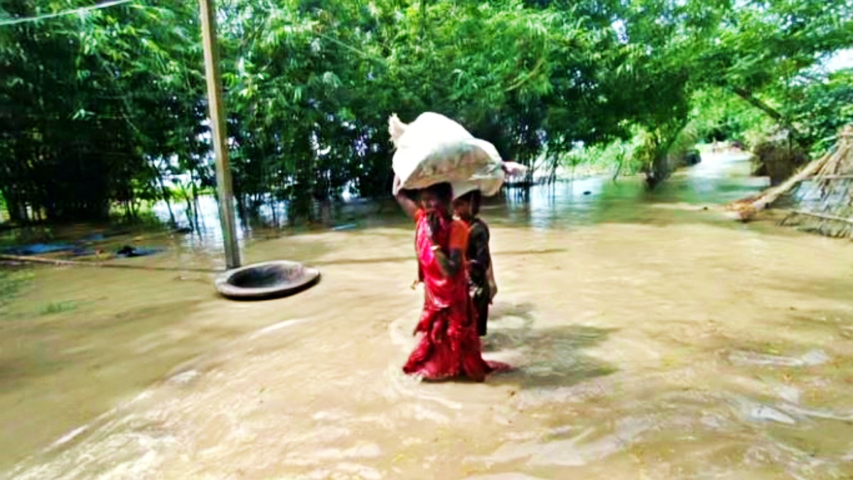 Flood in Saharsa