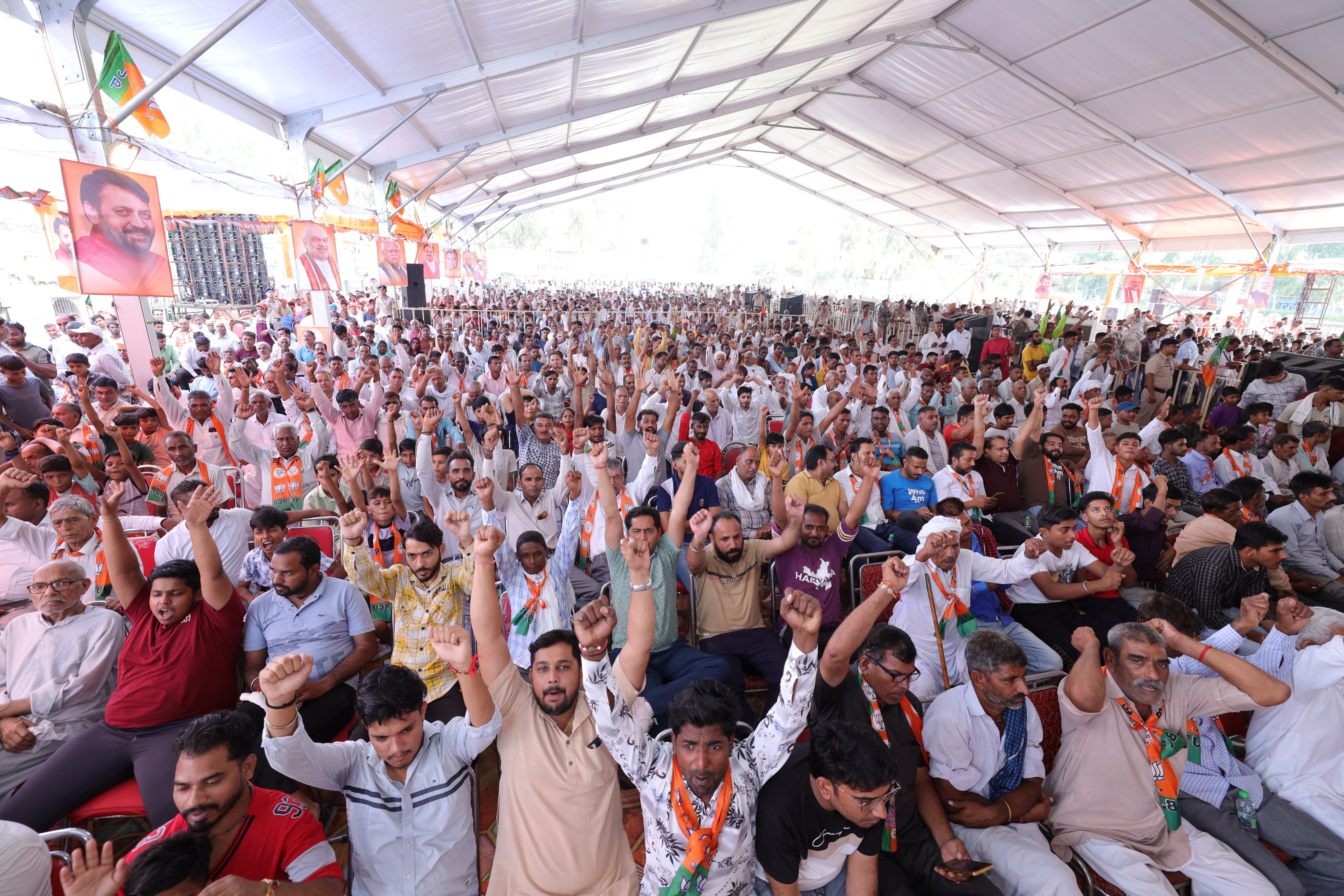 Amit Shah Rally in Indri Karnal Update Attacks Rahul Gandhi and Congress Haryana Assembly Election 2024