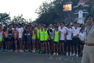 HALF MARATHON ORGANISED IN SHIMLA