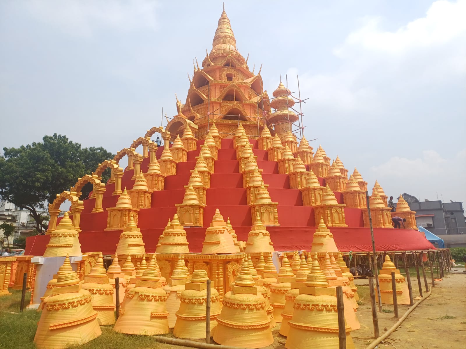 Durga Puja Pandal In Seraikela