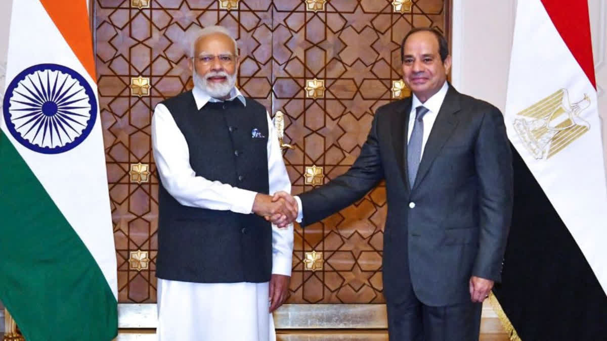 PM Modi, Egyptian Prez discuss deteriorating security, humanitarian situation in West Asia