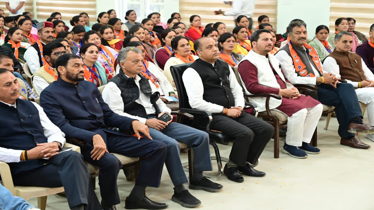 Jairam Thakur press conference in Mandi