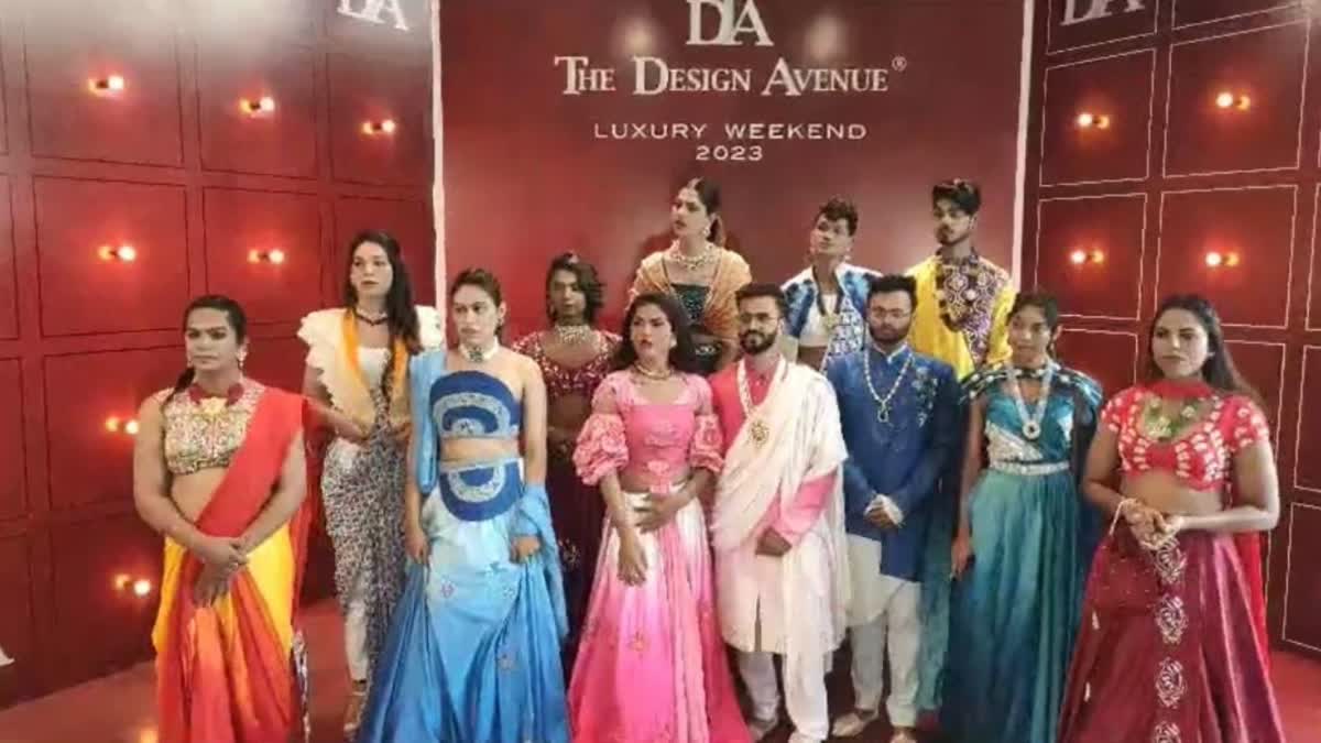 unique fashion show was held in Surat people from the LGBTQ community walked the ramp