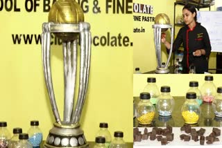 World Cup Trophy Replica With Chocolate