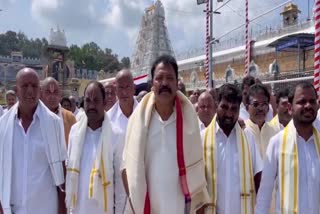 YCP MLA Gorle Kiran Kumar Tirumala Darshan