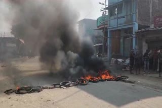 Protests break out in Purnea over a pro-Hamas post on social media