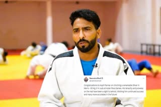 Kapil Parmar Settles for Silver Medal