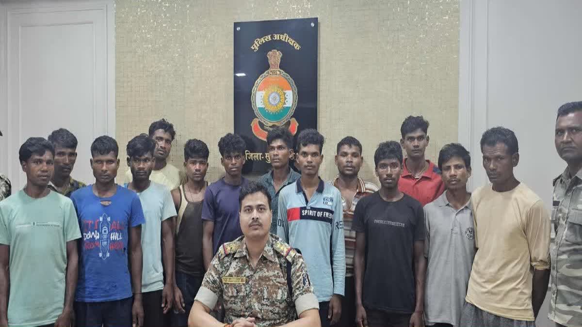 Many Naxalites arrested in Chhattisgarh's Sukma.