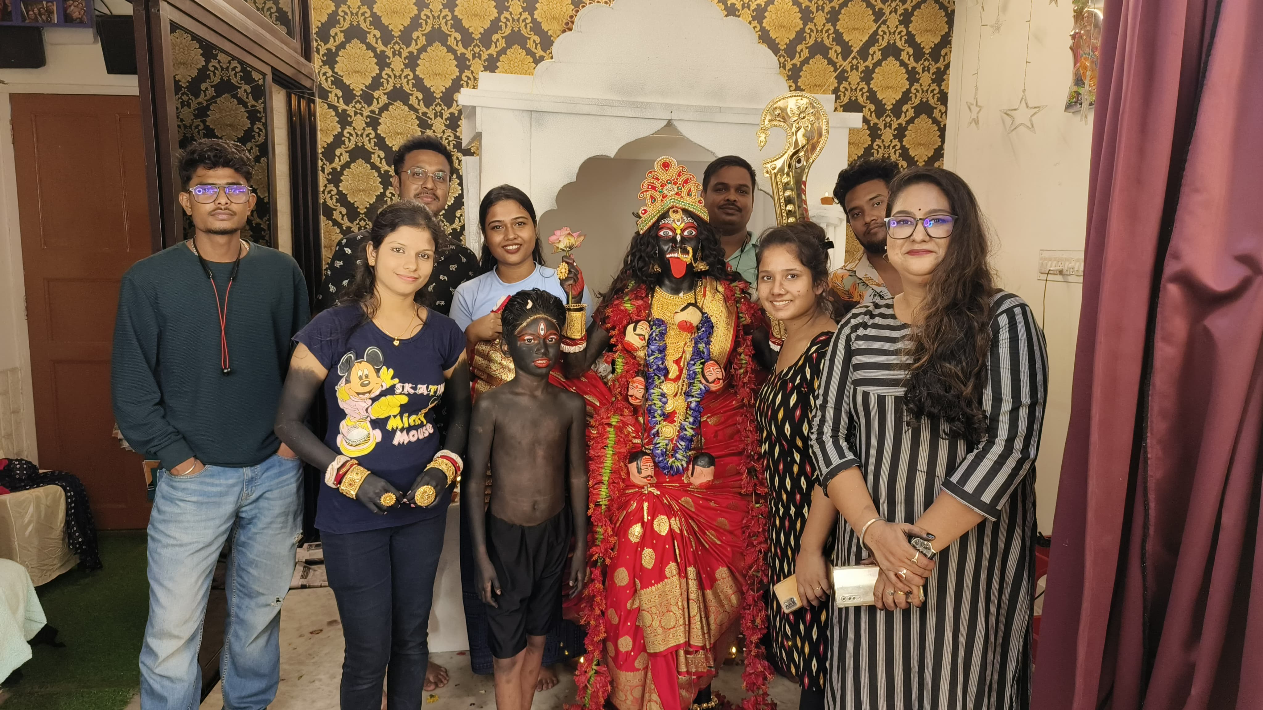 Karunamoyee Kali Temple goddess idol