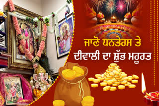 AUSPICIOUS TIME DHANTERAS DIWALI