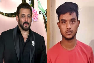 A combination of photos of actor Salman Khan (left) and Mohammed Tayyab, the 20-year-old caller arrested by Mumbai police in Noida.