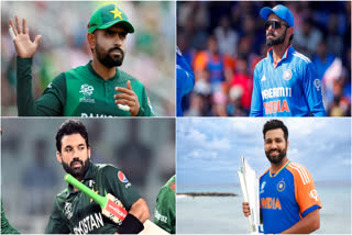 Babar Azam, Mohammad Rizwan, Virat Kohli and Rohit Sharma