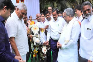 Karnataka CM Siddaramaiah at the launch event