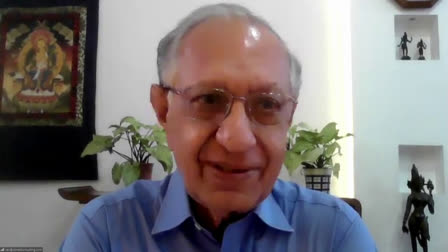 Ravi Chaudhry, the author of Capitalism to Peopleism, speaking to ETV Bharat