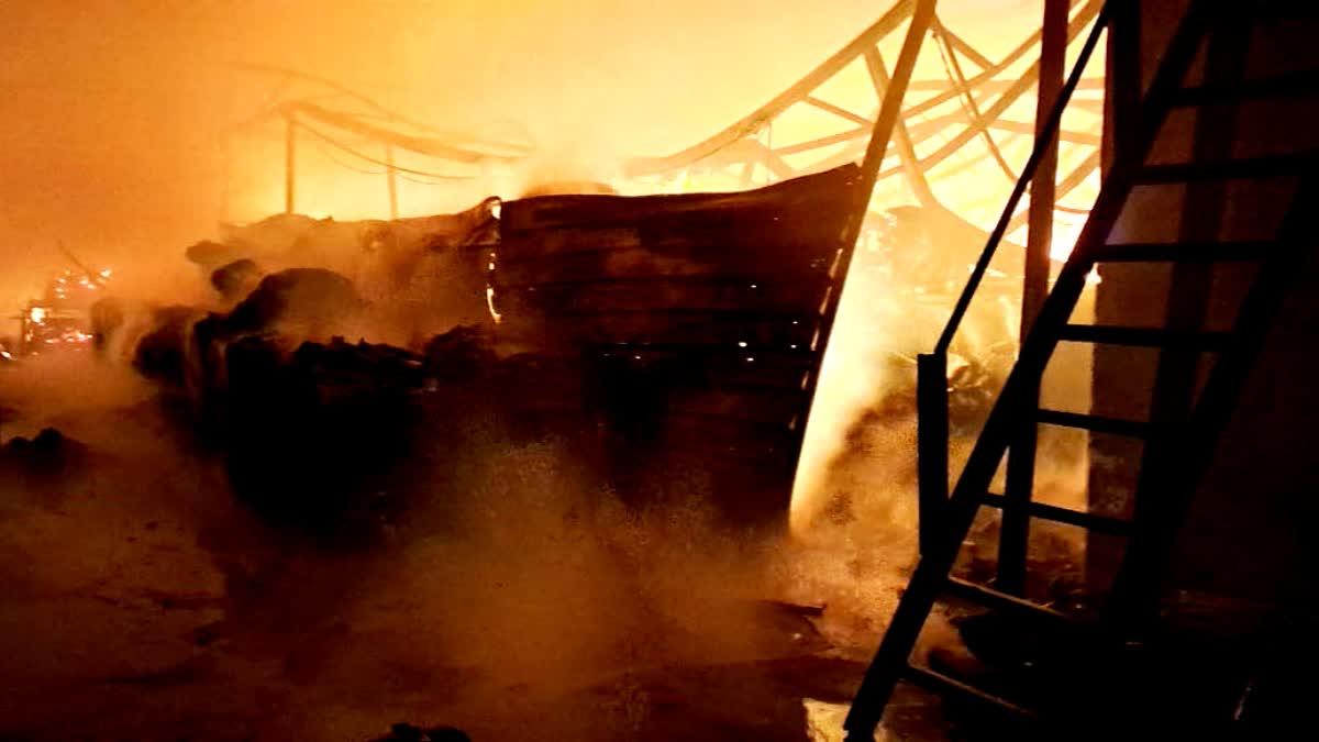 Fire breaks out in paper cup manufacturing factory