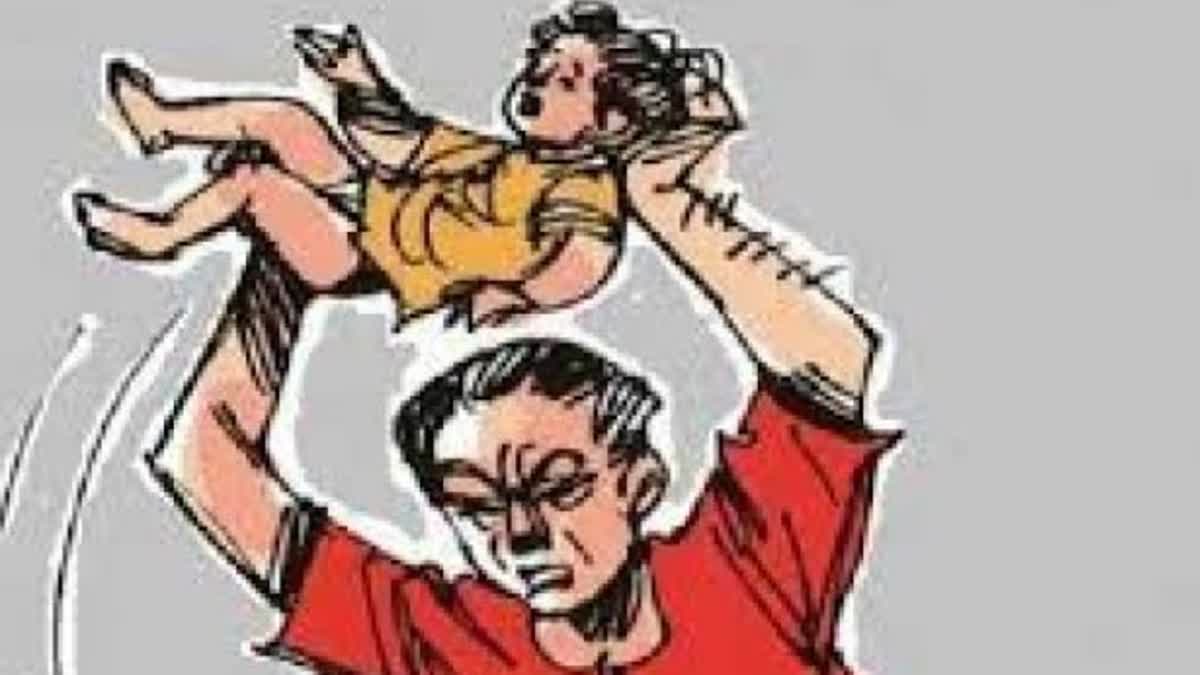 murder up  Drunk Man Killed Daughter In UP  Girl Dashing On Ground In UP  Infant Murder Case In UP  Murder Case In Up  കുഞ്ഞിനെ നിലത്തെറിഞ്ഞ് കൊലപ്പെടുത്തി  കുഞ്ഞിനെ നിലത്തെറിഞ്ഞ് കൊലപ്പെടുത്തിയ പിതാവ്  നവജാത ശിശുവിനെ നിലത്തെറിഞ്ഞു  ലഖ്‌നൗ കൊലപാതകം  യുപി കൊലപാതകം