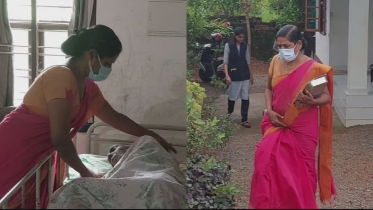 Nurse Shobhana is literally an Angel for Bedridden Patients of Taliparamba Kannur,ഒരു രൂപ പോലും വാങ്ങാതെ വീട്ടിലെത്തി പരിചരിക്കും, 17 വര്‍ഷം പിന്നിടുന്ന പതിവ് ; ശോഭനയെന്ന മാലാഖ