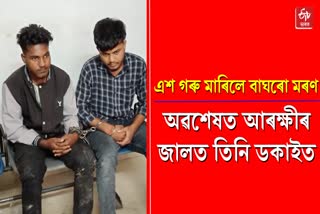 Three dacoits arrested