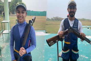 Ganemat Sekhon and Anantjeet Singh Naruka, arguably India's number one women's and men's skeet shooters at present, added another feather to their cap by winning maiden individual senior national titles here on Wednesday.