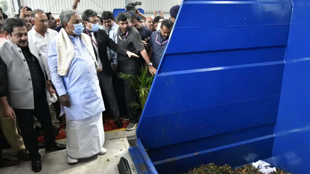 CM Siddaramaiah inaugurates second-stage solid waste transfer and automated sorting units