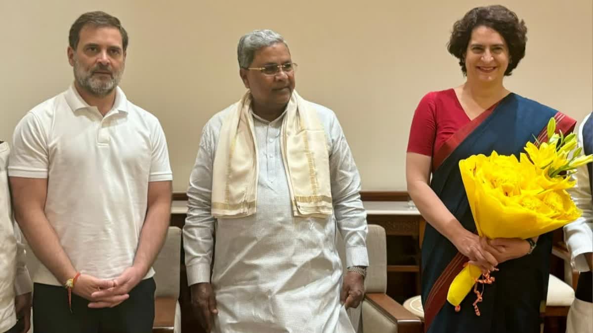 CM SIDDARAMAIAH DELHI VISIT